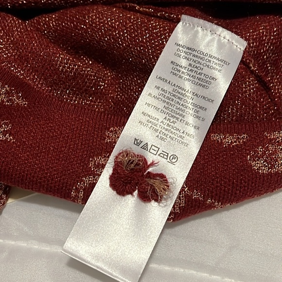 NWTS ANTHROPOLOGIE RUCHED SWEATER (L) - Picture 12 of 14